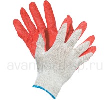 Перчатки х/б с латексом